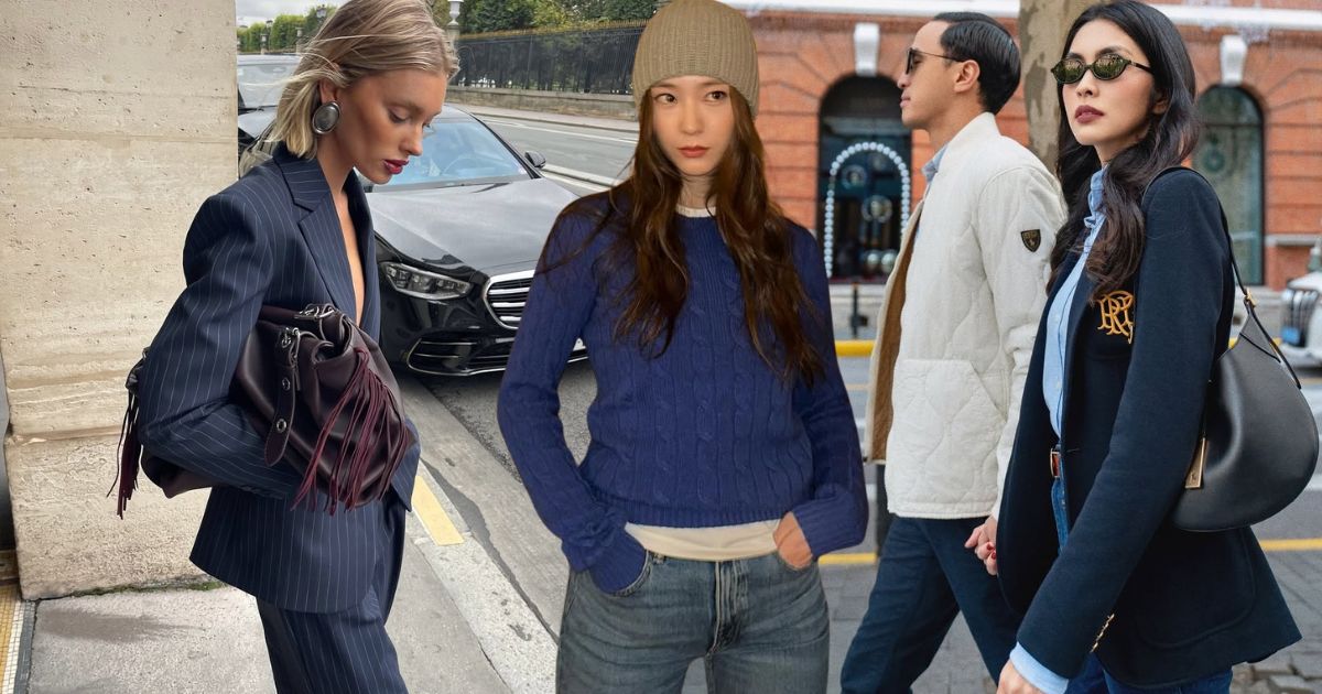 Từ sàn diễn đến tủ đồ, vì sao màu xanh navy luôn bền vững với thời gian?