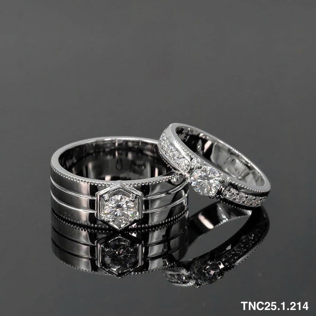 mẫu nhẫn kỷ niệm ngày cưới đẹp Skymond luxury