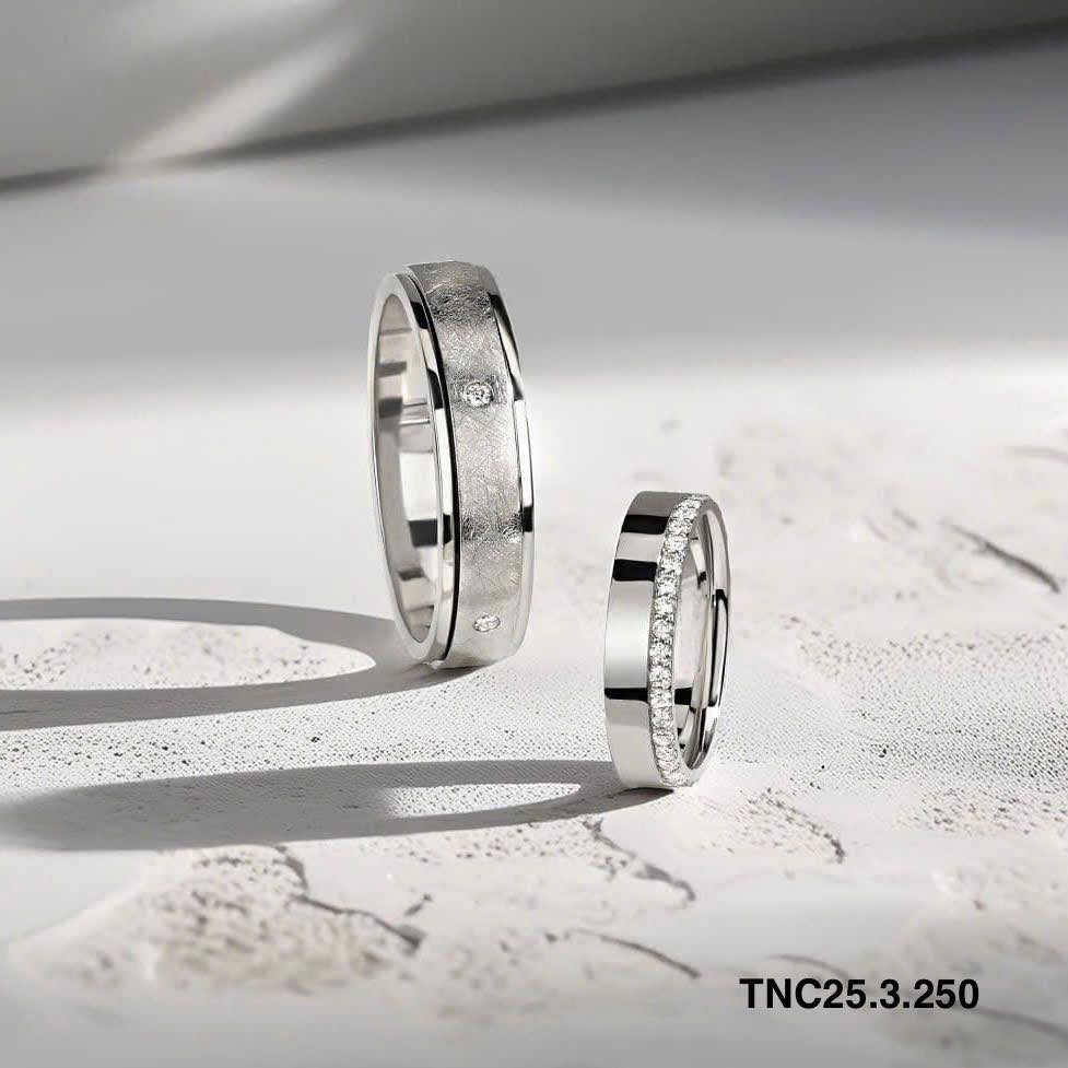 Top 10 mẫu nhẫn kỷ niệm cưới đẹp được yêu thích nhất hiện nay. Ảnh 3