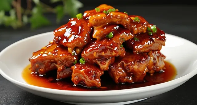 món ăn xườn xào chua ngọt