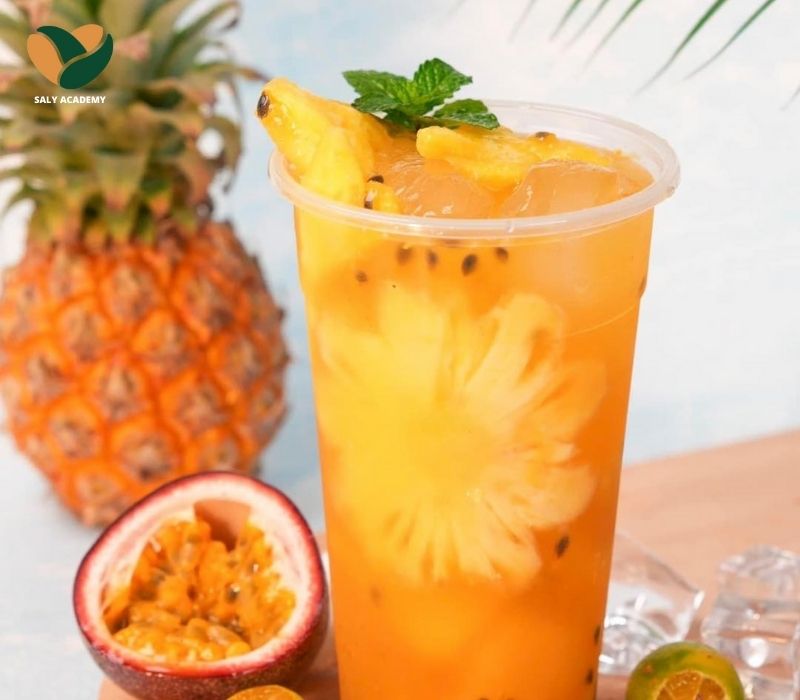 Cách làm trà dứa chanh dây thơm ngon, thanh mát cho ngày hè