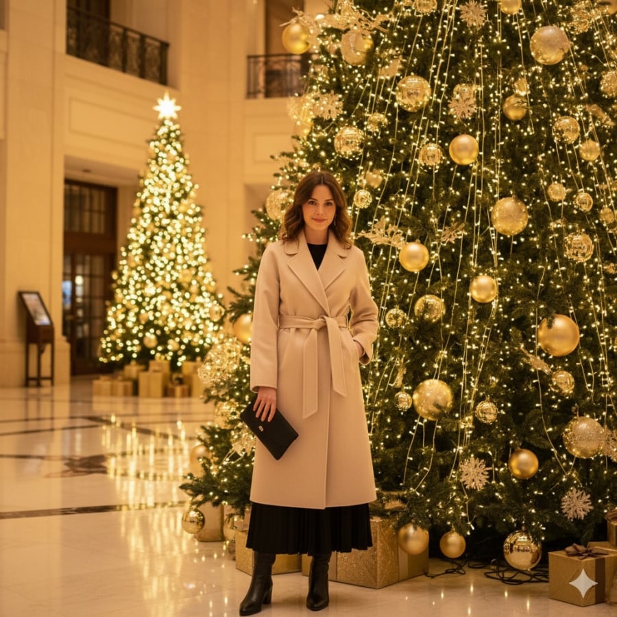 Áo khoác nhấn eo được xem là “vũ khí” giúp vóc dáng trở nên gọn gàng và cân đối hơn