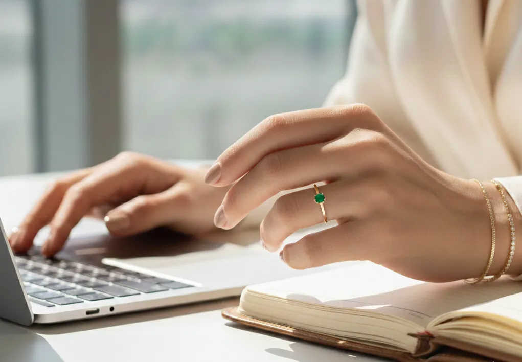 Nhẫn nữ đá màu: Trợ thủ sáng tạo cho người trẻ muốn tự chủ tài chính