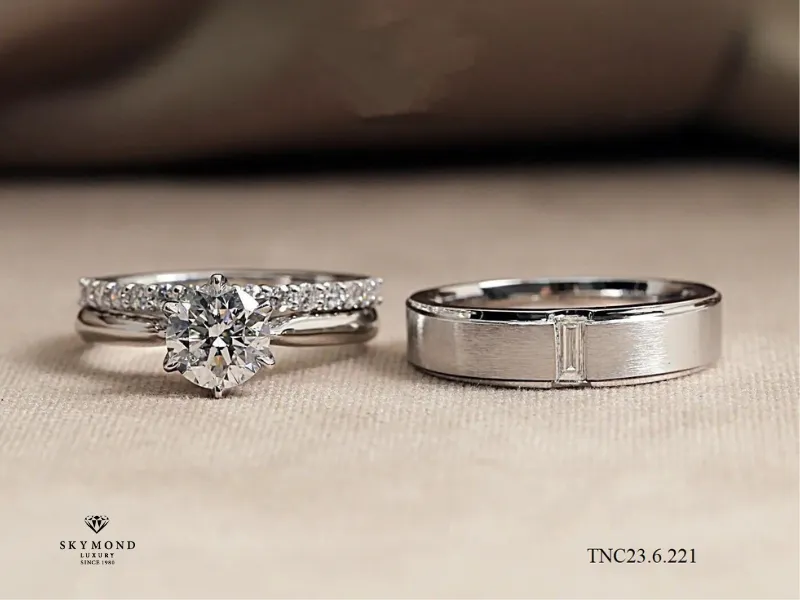 Tại sao nhẫn cưới Platin lại đắt gấp đôi vàng 18k?