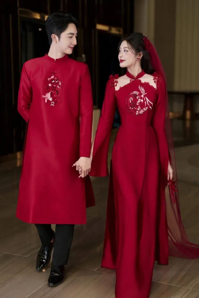 &aacute;o d&agrave;i cưới c&aacute;ch t&acirc;n