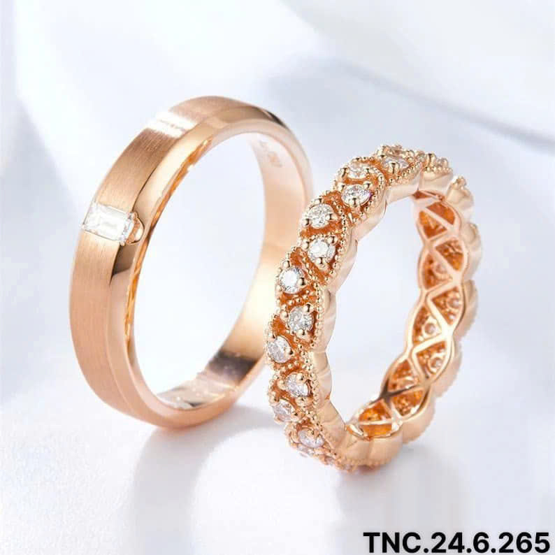 nhẫn cưới phong cách vintage đẹp - 1