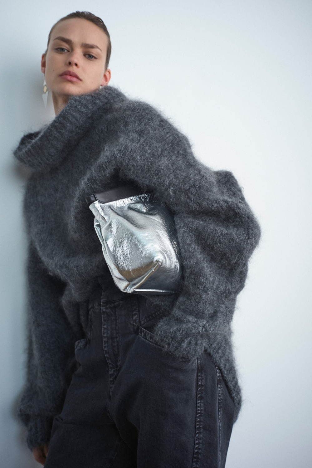 túi xách màu bạc